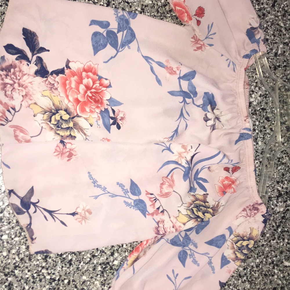 OLD NAVY  ||  floral pink blouse ✨